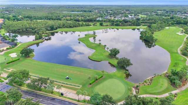 20051 Seagrove St Unit 1206, Estero, FL 33928 - aerial view of property and surrounding area with a large body of water and a local golf course