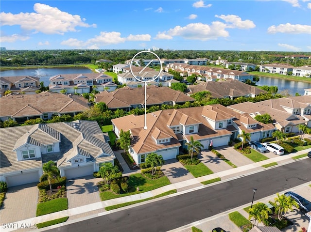 4665 Arboretum Cir Unit 101, Naples, FL 34112 - aerial view of residential area featuring a nearby body of water