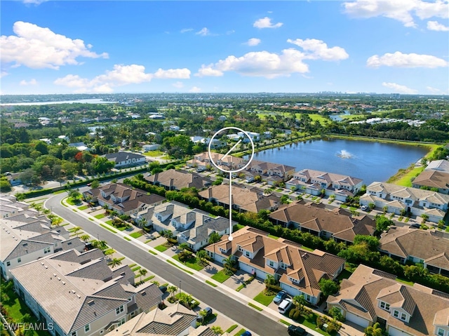 4665 Arboretum Cir Unit 101, Naples, FL 34112 - aerial perspective of suburban area featuring a large body of water