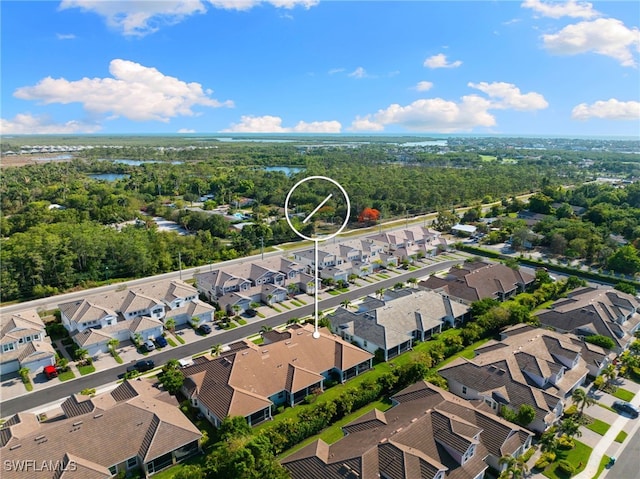 4665 Arboretum Cir Unit 101, Naples, FL 34112 - aerial perspective of suburban area featuring a large body of water