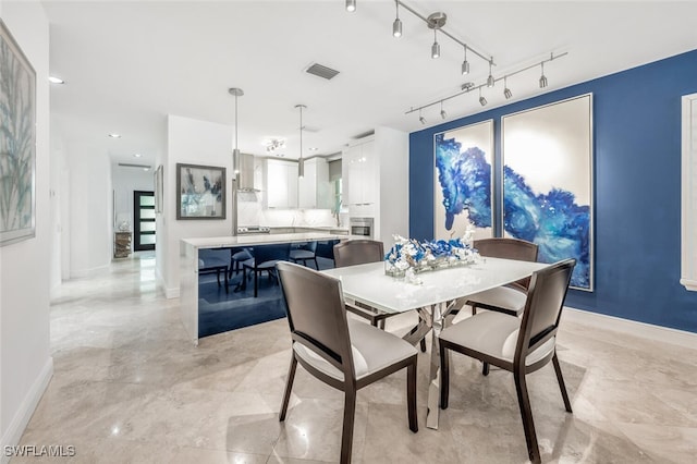786 109th Ave N, Naples, FL 34108 - dining room with baseboards and recessed lighting