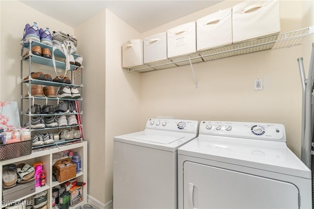 8570 Evernia Ct Unit 101, Estero, FL 34135 - laundry room featuring separate washer and dryer