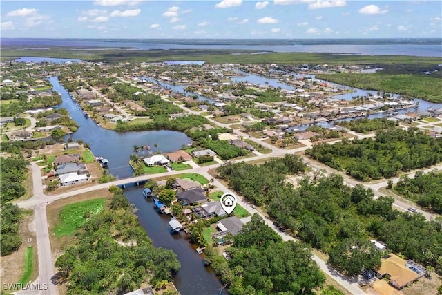 3500 Liberty St, Port Charlotte, FL 33948 - aerial view of residential area featuring a nearby body of water