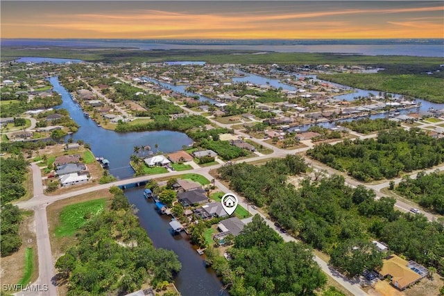 3500 Liberty St, Port Charlotte, FL 33948 - aerial view of residential area featuring a nearby body of water