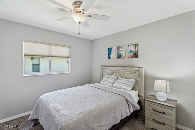 5119 SW 20th Ave, Cape Coral, FL 33914 - bedroom with carpet flooring and ceiling fan