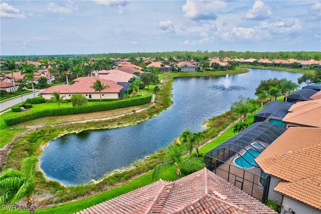 6528 Costa Cir, Naples, FL 34113 - aerial view of residential area featuring a nearby body of water