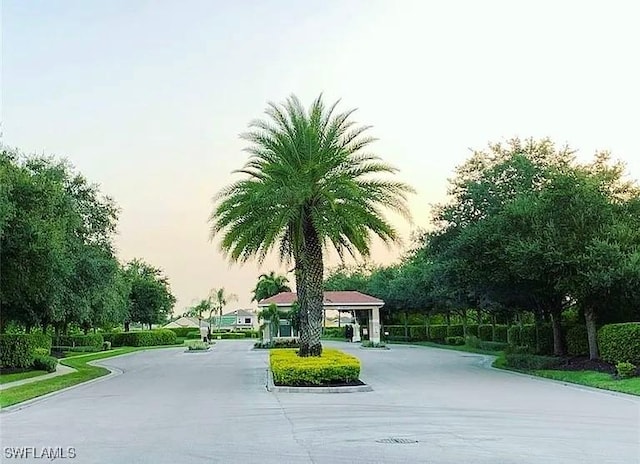 10329 Canal Brook Ln, Lehigh Acres, FL 33936 - view of community featuring curved driveway and a gazebo