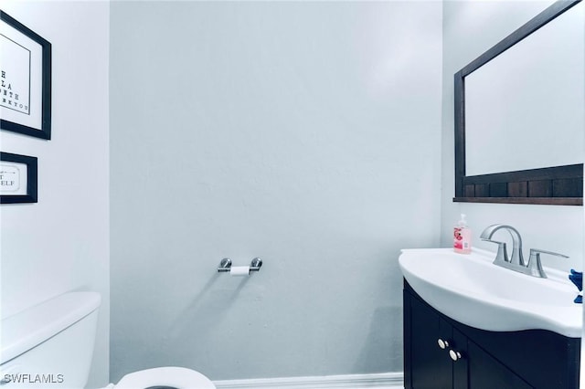 10329 Canal Brook Ln, Lehigh Acres, FL 33936 - half bath featuring vanity and toilet