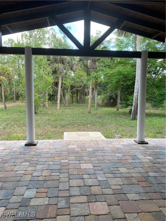 1640 8th St NE, Naples, FL 34120 - view of patio with a gazebo