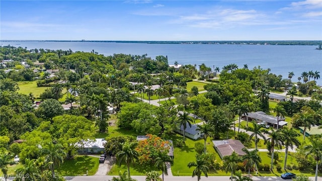 322 New York Dr, Fort Myers, FL 33905 - aerial view of residential area featuring a nearby body of water