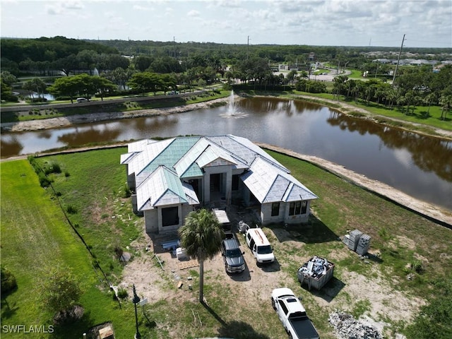 11220 Five Oaks Ln, Naples, FL 34120 - aerial view of property and surrounding area with a large body of water