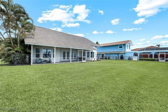 2250 SE 28th St, Cape Coral, FL 33904 - back of house with stucco siding and french doors