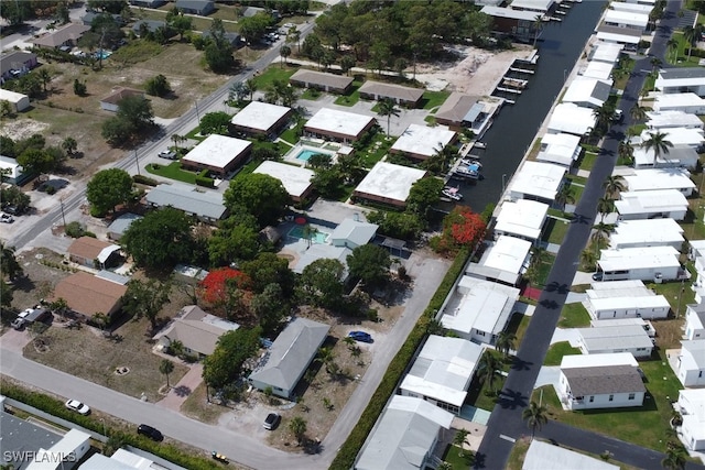 2662 Mangrove St, Naples, FL 34112 - aerial view of property and surrounding area with nearby suburban area