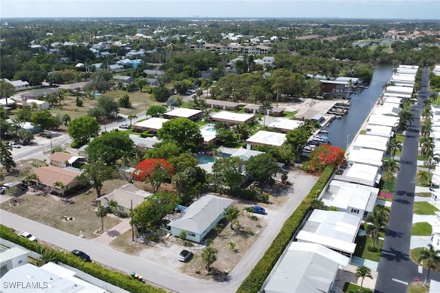 2662 Mangrove St, Naples, FL 34112 - aerial view of residential area featuring a large body of water