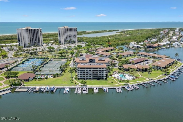 591 Seaview Ct Unit A306, Marco Island, FL 34145 - aerial view of a nearby body of water