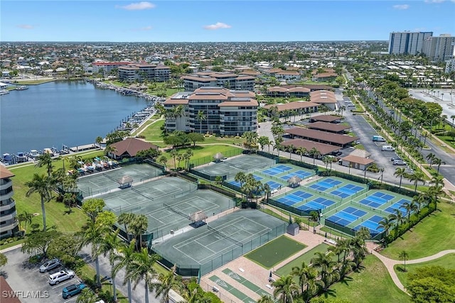 591 Seaview Ct Unit A306, Marco Island, FL 34145 - drone / aerial view of a large body of water