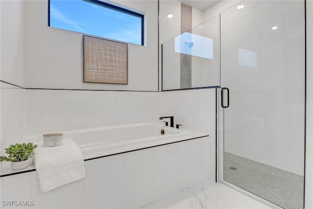 2204 SW 3rd Ter, Cape Coral, FL 33991 - full bathroom featuring a bath and a shower stall