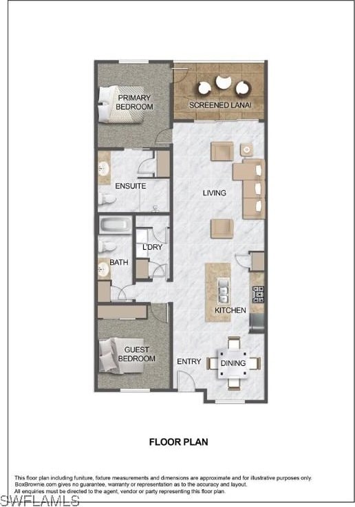 10800 Palazzo Way Unit 204, Fort Myers, FL 33913 - floor plan / room layout