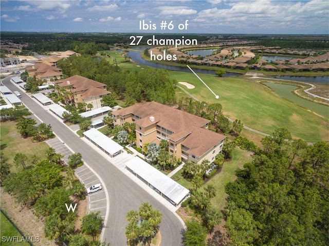 10800 Palazzo Way Unit 204, Fort Myers, FL 33913 - aerial view of residential area featuring a large body of water and a local golf course