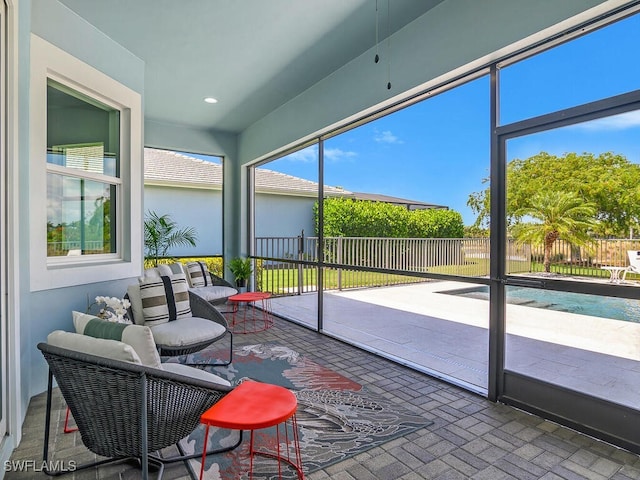 6478 Warwick Ave, Naples, FL 34113 - sunroom with healthy amount of natural light