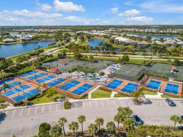 6478 Warwick Ave, Naples, FL 34113 - aerial perspective of suburban area with a large body of water