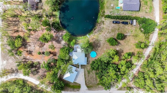 20433 Fern Cir, North Fort Myers, FL 33917 - drone / aerial view of a large body of water