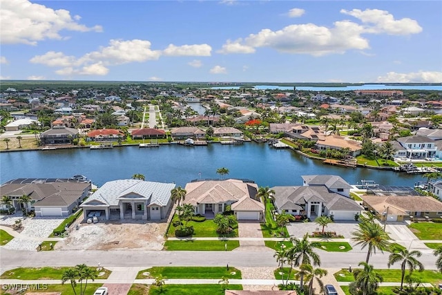 173 Gulfport Ct, Marco Island, FL 34145 - aerial perspective of suburban area with a nearby body of water
