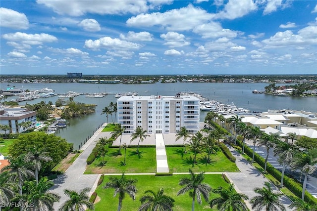 1325 7th St S Unit 2B, Naples, FL 34102 - aerial view of a large body of water and apartment complex