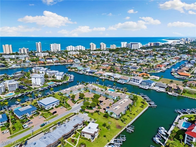 860 Panama Ct Unit 107, Marco Island, FL 34145 - aerial view of a large body of water