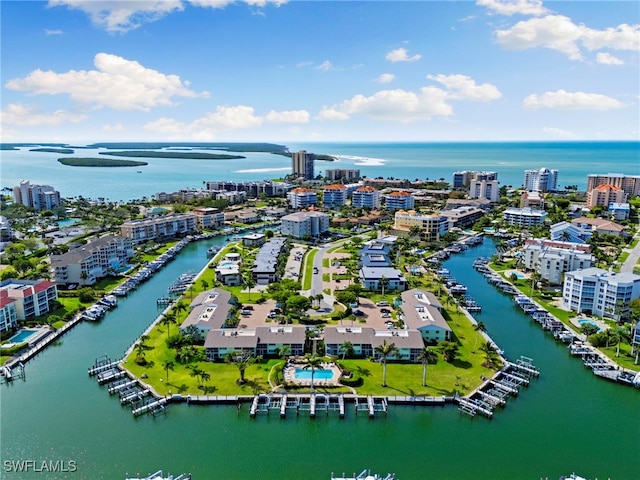 860 Panama Ct Unit 107, Marco Island, FL 34145 - view of urban area with a large body of water