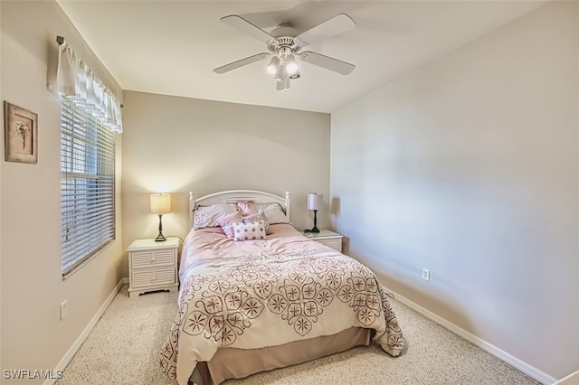 10011 Sky View Way Unit 1803, Fort Myers, FL 33913 - carpeted bedroom featuring baseboards and ceiling fan