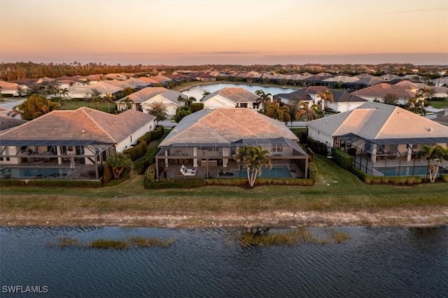 14372 Neptune Ave, Naples, FL 34114 - aerial view of residential area with a large body of water