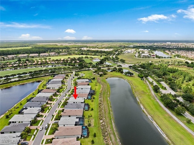 5596 Celebration Dr, Ave Maria, FL 34142 - aerial view of property's location with a large body of water and nearby suburban area