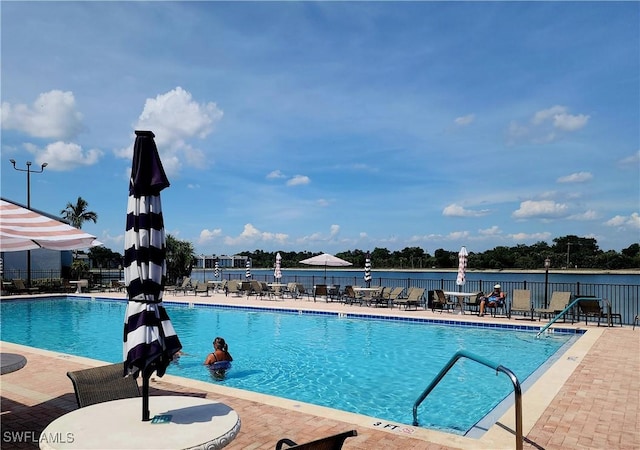 9610 Green Cypress Ln Unit 4, Fort Myers, FL 33905 - community pool featuring a patio area