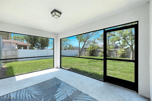 1205 SW 32nd Ter, Cape Coral, FL 33914 - unfurnished sunroom featuring plenty of natural light