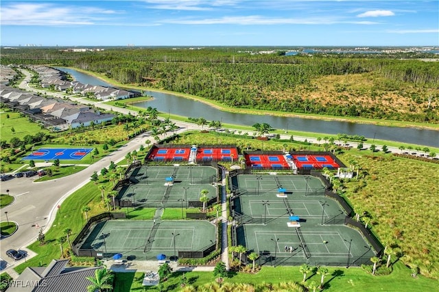 17236 Blue Sapphire Dr, Fort Myers, FL 33913 - aerial view of a nearby body of water and a heavily wooded area