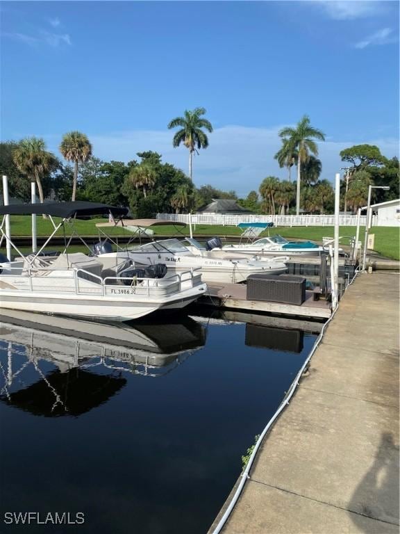 1515 Tropic Ter Unit 1515, North Fort Myers, FL 33903 - dock with a water view