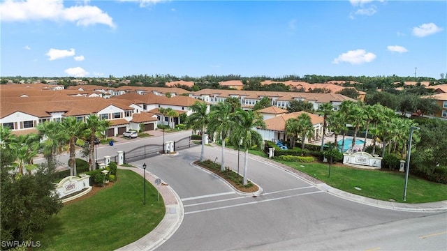 9440 Sardinia Way Unit 110, Fort Myers, FL 33908 - aerial view of residential area with a pool area