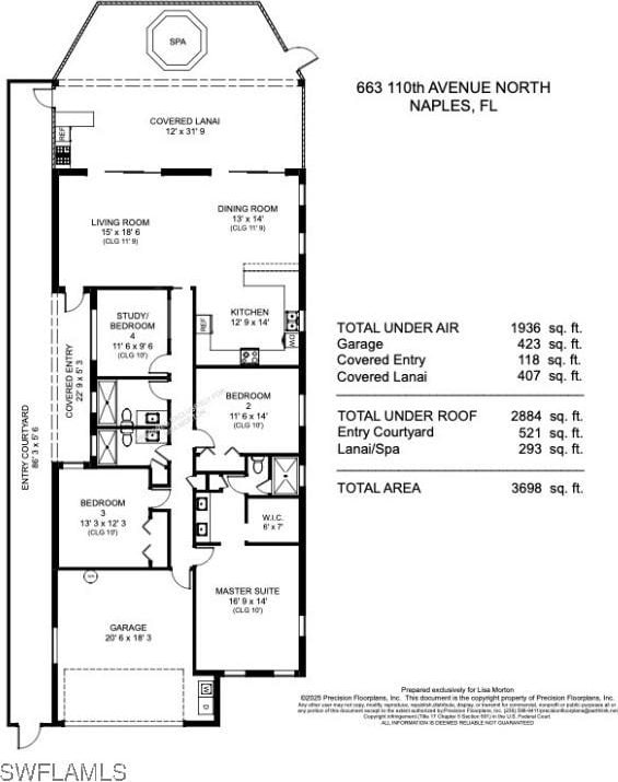 663 110th Ave N, Naples, FL 34108 - view of room layout