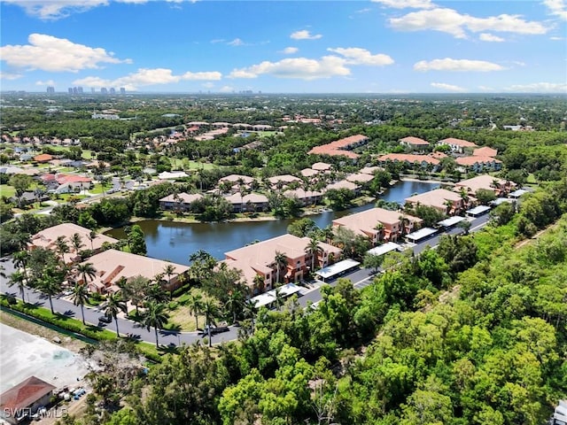 9631 Spanish Moss Way Unit 3923, Bonita Springs, FL 34135 - aerial view of residential area with a large body of water