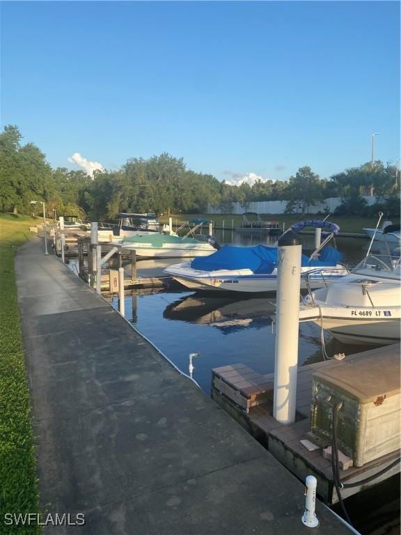 1516 Tropic Ter Unit 1516, North Fort Myers, FL 33903 - view of dock