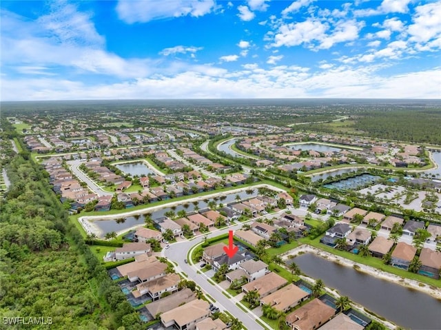 4083 Aspen Chase Dr, Naples, FL 34119 - aerial view of property's location featuring nearby suburban area and a nearby body of water