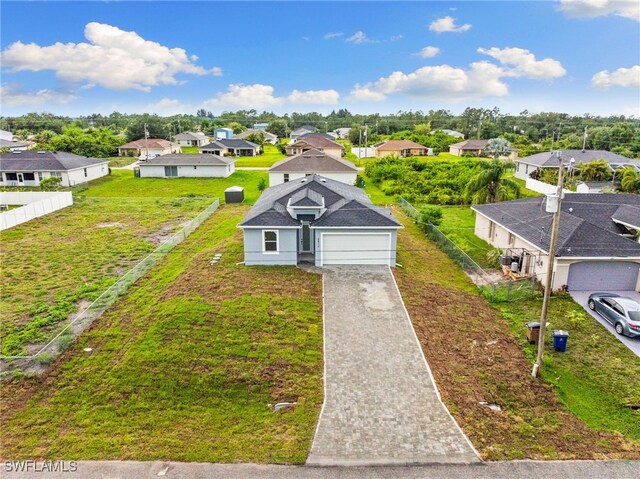 2813 38th St SW, Lehigh Acres, FL 33976 - aerial perspective of suburban area