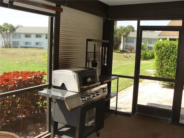 4802 Lakewood Blvd Unit B13, Naples, FL 34112 - sunroom / solarium featuring healthy amount of natural light