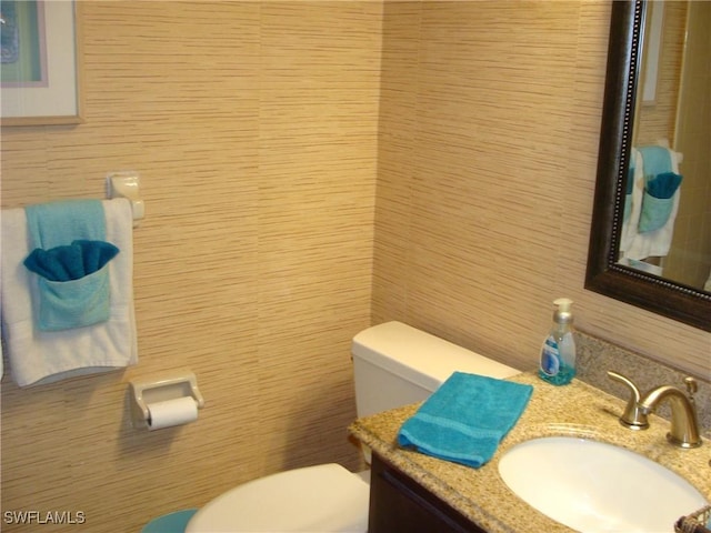 4802 Lakewood Blvd Unit B13, Naples, FL 34112 - half bath featuring toilet and vanity