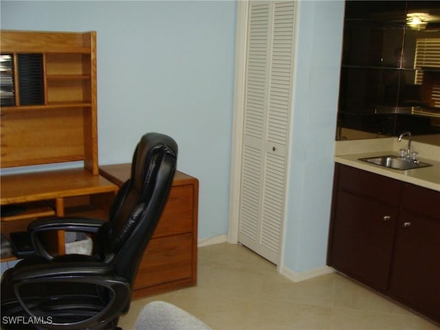 4802 Lakewood Blvd Unit B13, Naples, FL 34112 - office featuring wet bar and baseboards