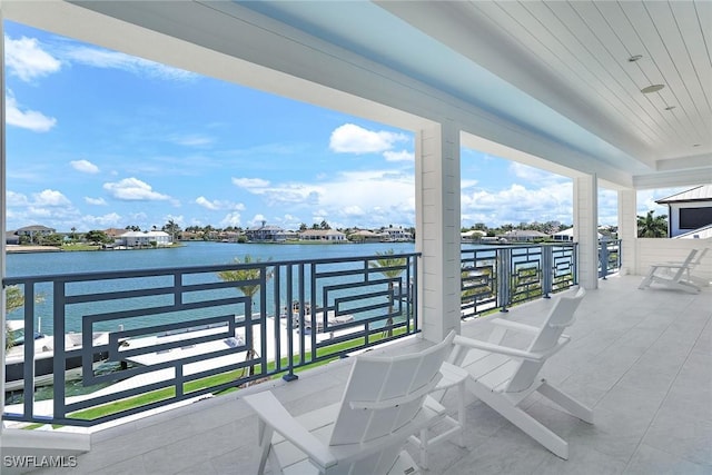 1761 Ludlow Rd, Marco Island, FL 34145 - balcony featuring a water view