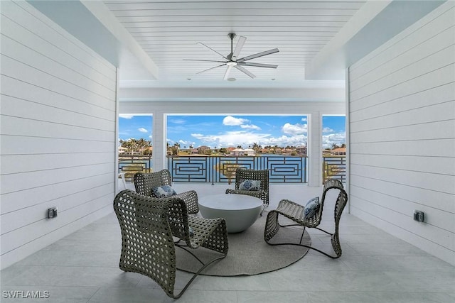 1761 Ludlow Rd, Marco Island, FL 34145 - view of patio / terrace featuring a ceiling fan