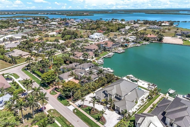 1761 Ludlow Rd, Marco Island, FL 34145 - aerial perspective of suburban area featuring a large body of water