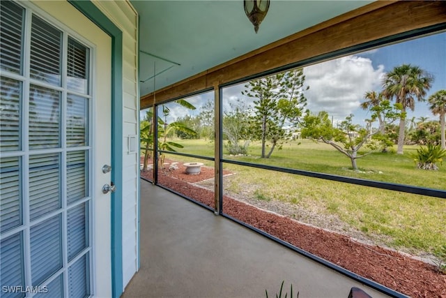 4149 Shellcrest Rd, Saint James City, FL 33956 - view of unfurnished sunroom